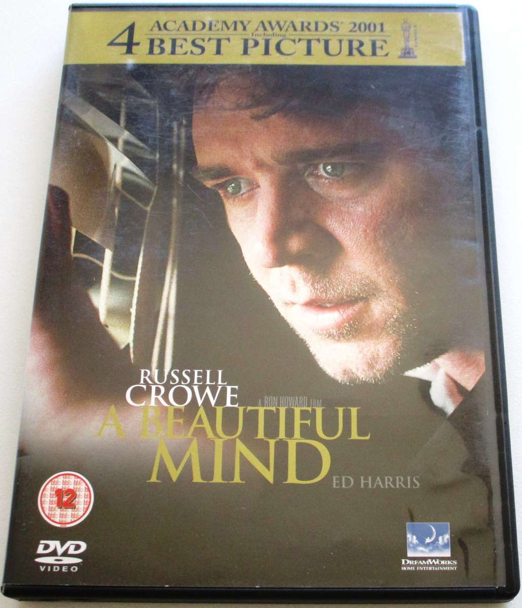 A BEAUTIFUL MIND Russell Crowe DVD  [BBOX 5]