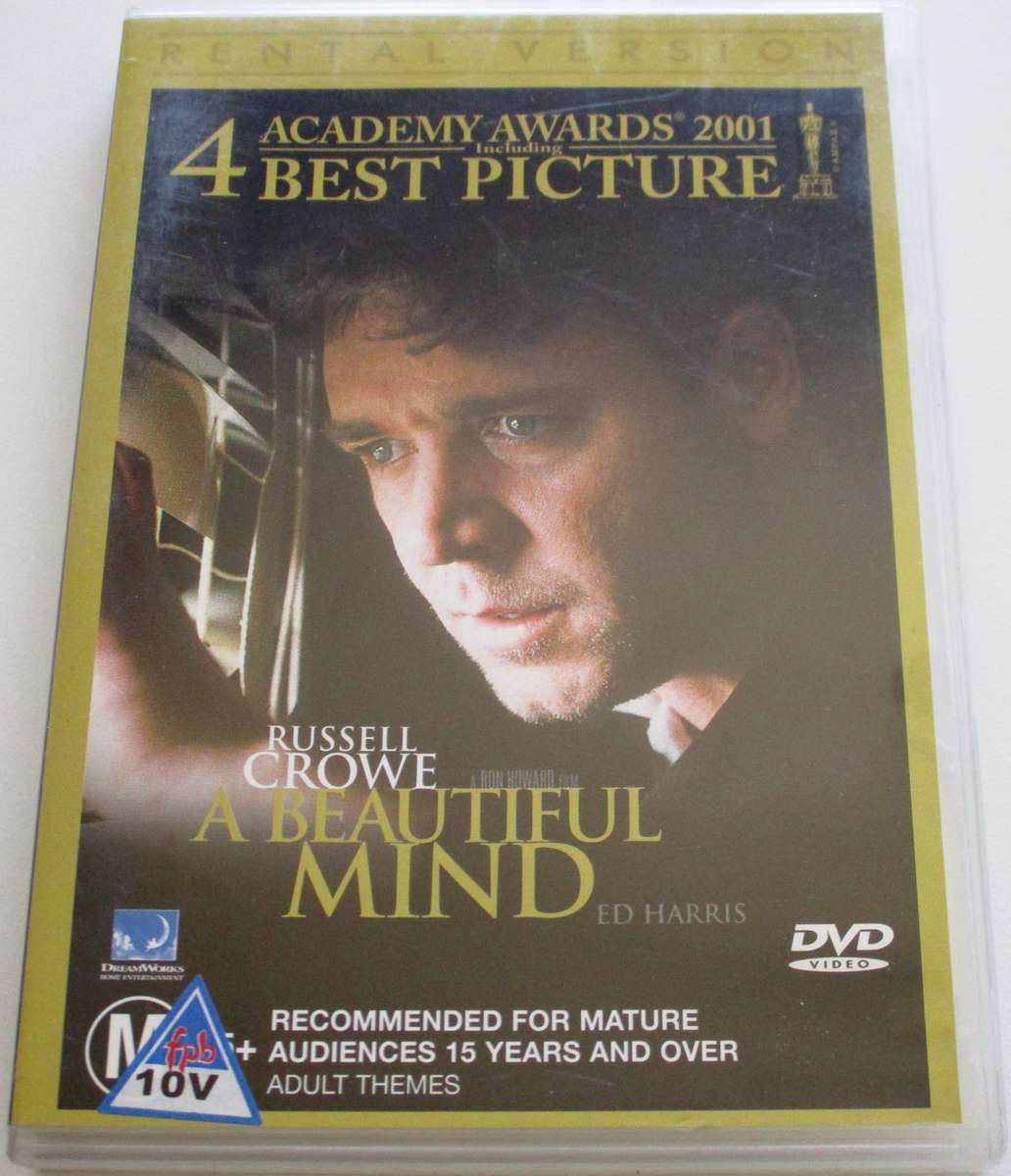 A BEAUTIFUL MIND Russell Crowe DVD  [BBOX 5]