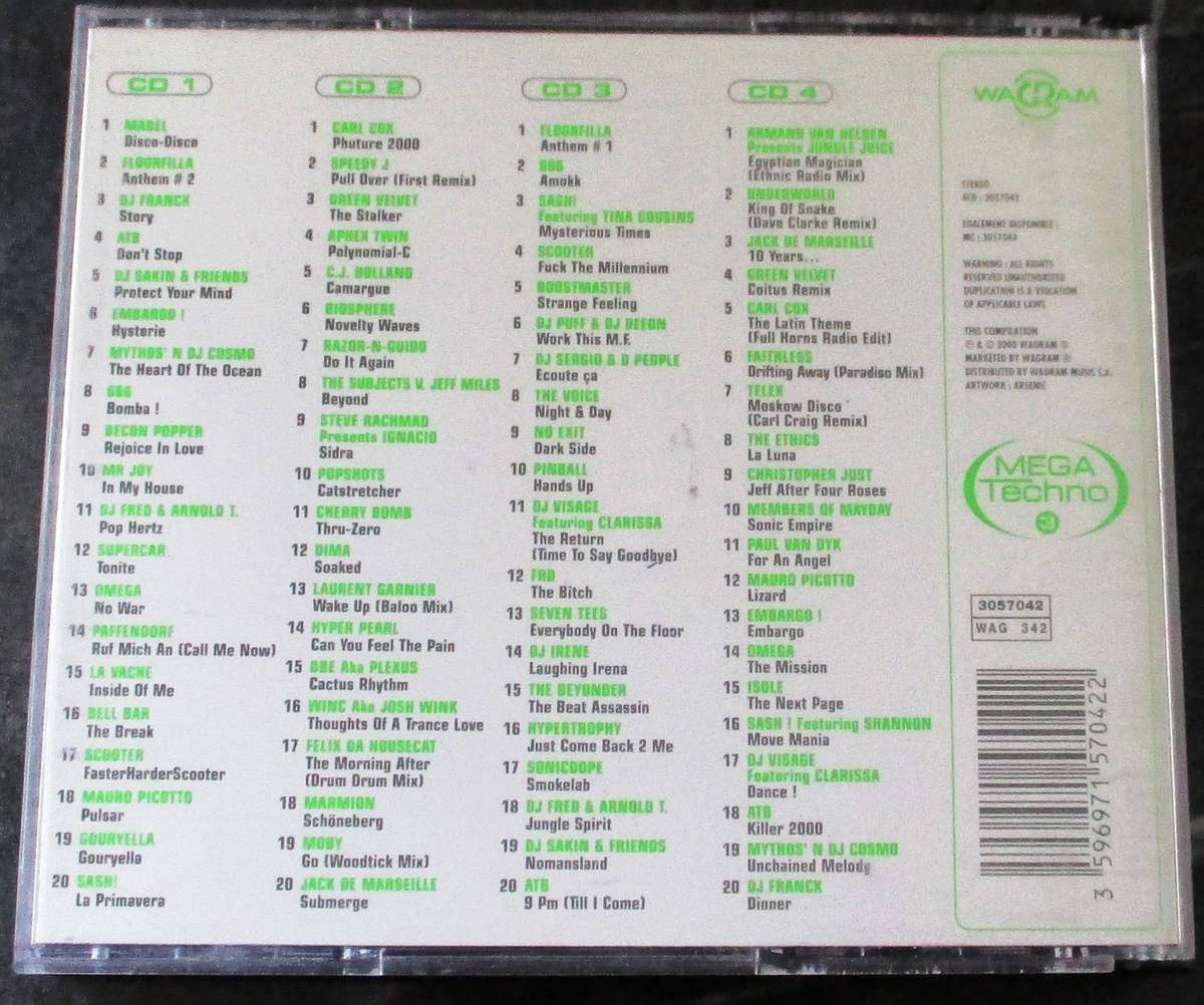 MEGA TECHNO 3 3xCD [G X 41]
