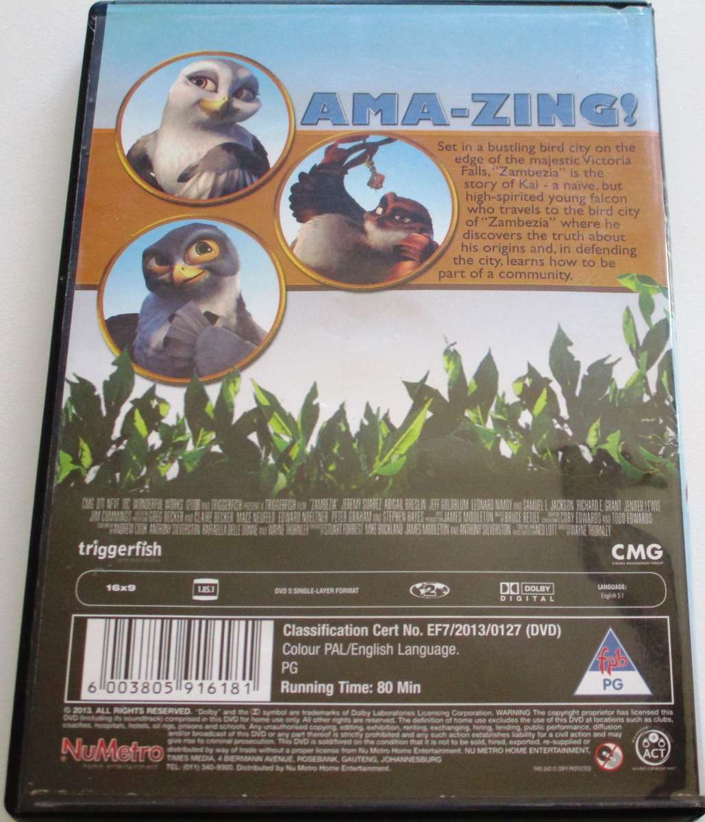 ADVENTURELAND IN ZAMBEZIA DVD [BBOX 6]