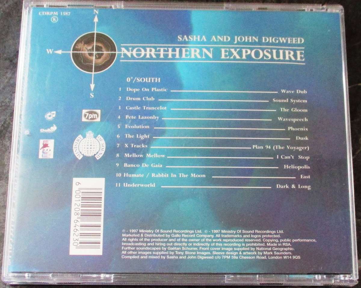 SASHA AND JOHN DIGWEED Northern Exposure CD