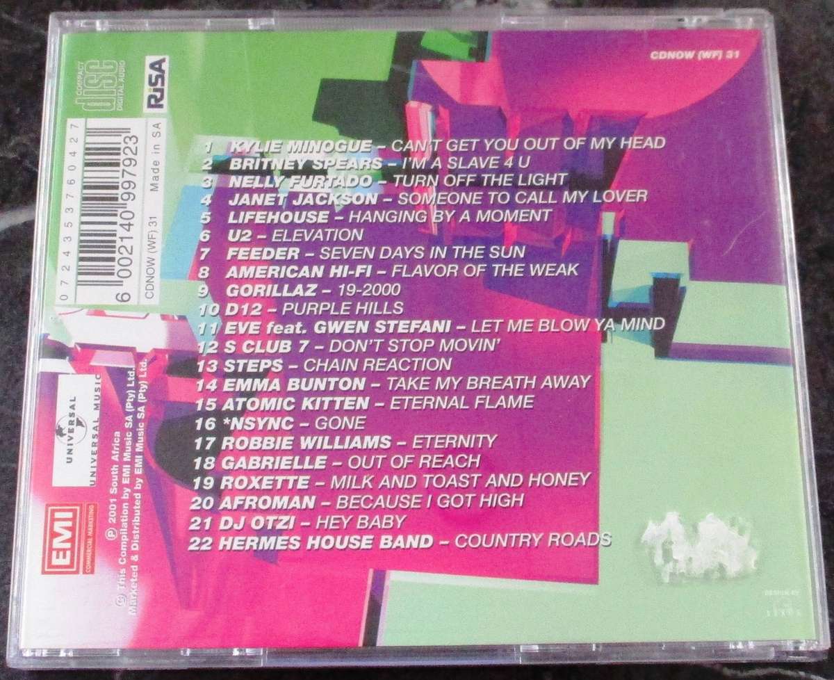 NOW THAT'S WHAT I CALL MUSIC 31 CD VG