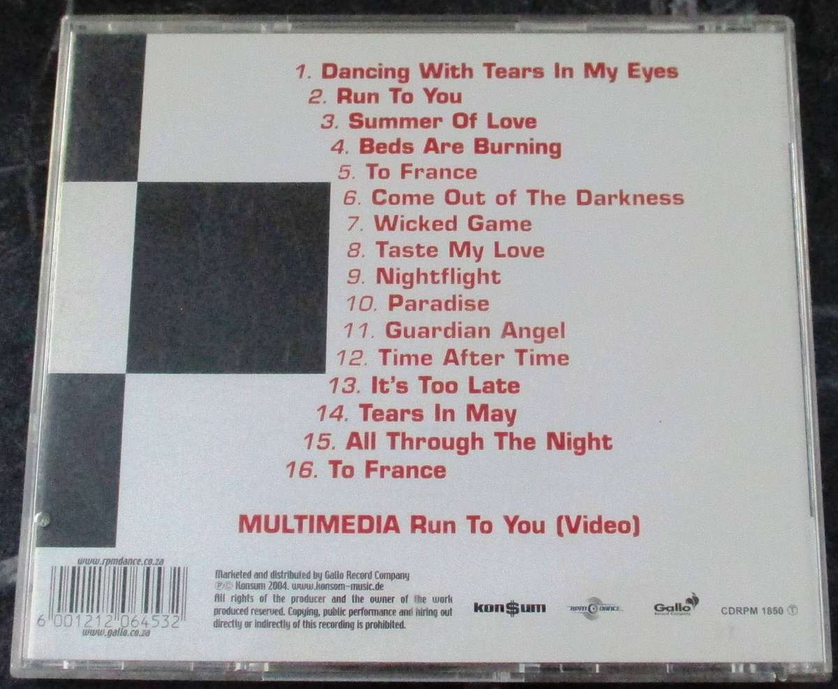 NOVASPACE Run to You CD [G X 43]