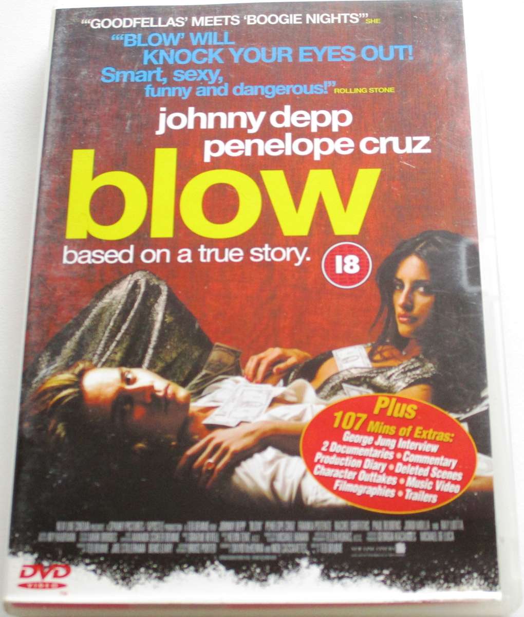 BLOW Johnny Depp Penelope Cruz DVD [BBOX 8]
