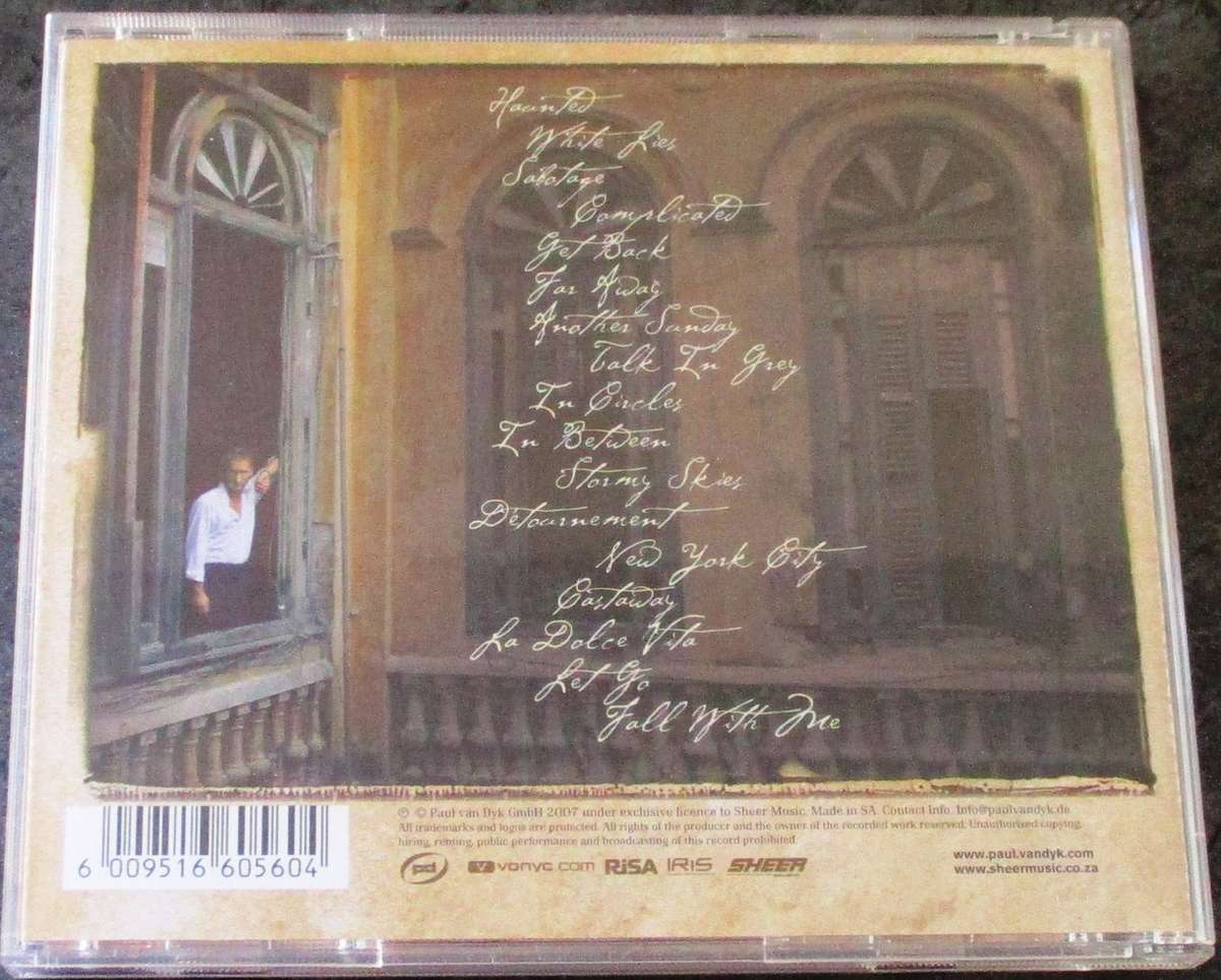 PAUL VAN DYK In Between CD  [G X 43]