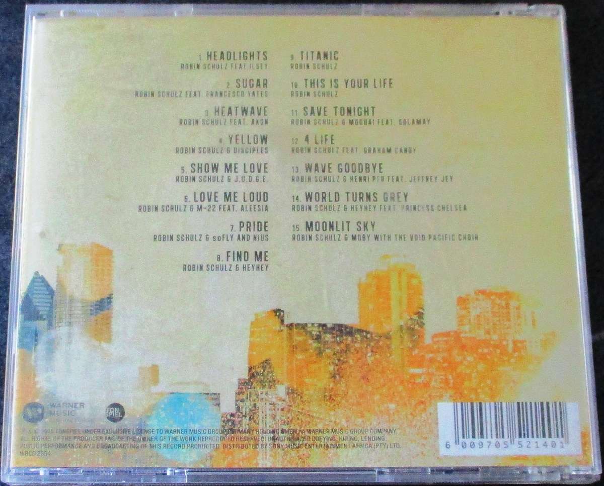 ROBIN SCHULZ Sugar CD  [G X 43]