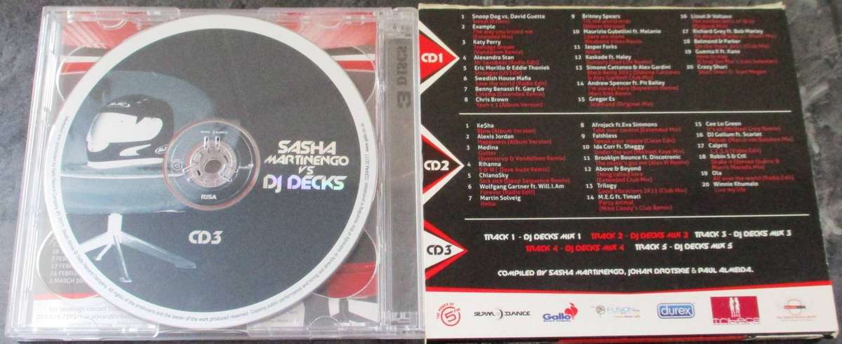 SASHA MERTINENGO Vs. DJ DECKS 3xCD  [G X 43]