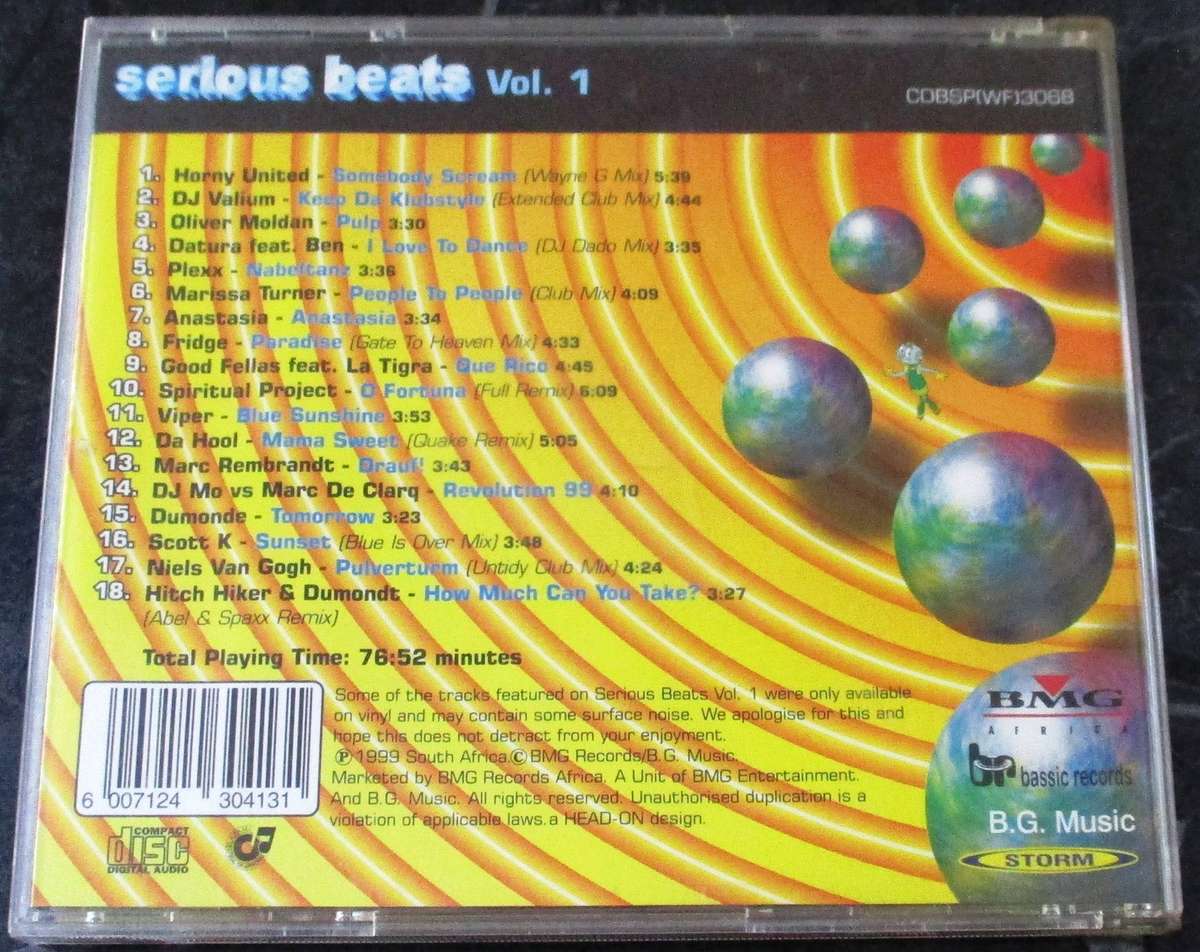 SERIOUS BEATS Vol. 1 CD [G X 44]