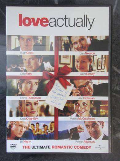 LOVE ACTUALLY DVD Hugh Grant Liam Neeson [DVD BBOX 4] Region 2