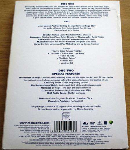 THE BEATLES Help 2xDVD