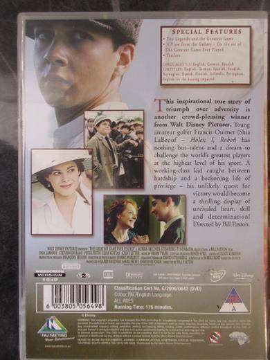 THE GREATEST GAME EVER PLAYED DVD [DVD BBOX 2]