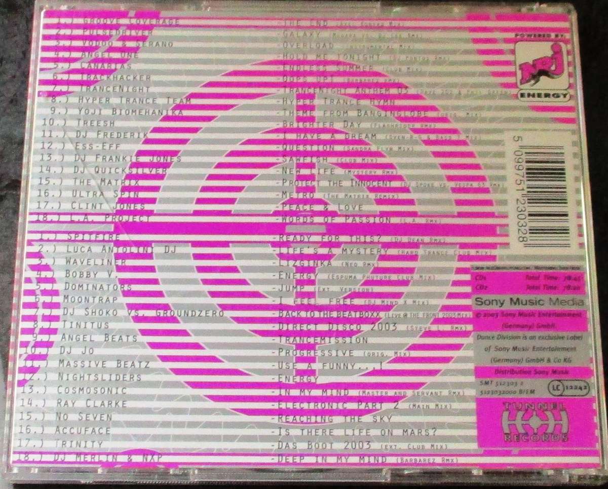 TUNNEL TRANCE Vol. 25 2xCD [G X 44]