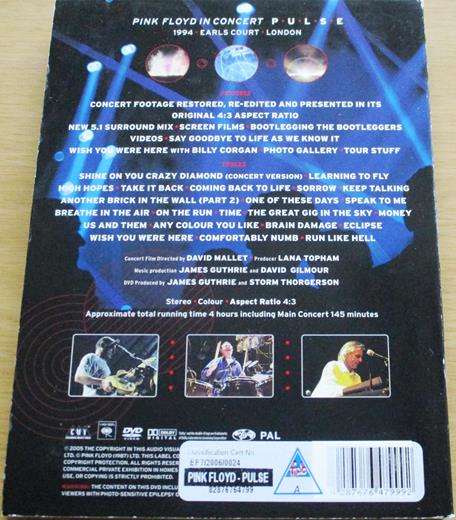PINK FLOYD Pulse 2xDVD
