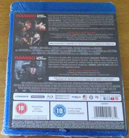 RAMBO First Blood & Last Blood BLU RAY