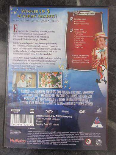 MARY POPPINS 45th ANNIVERSARY DVD Julie Andrews  [DVD BBOX 1]