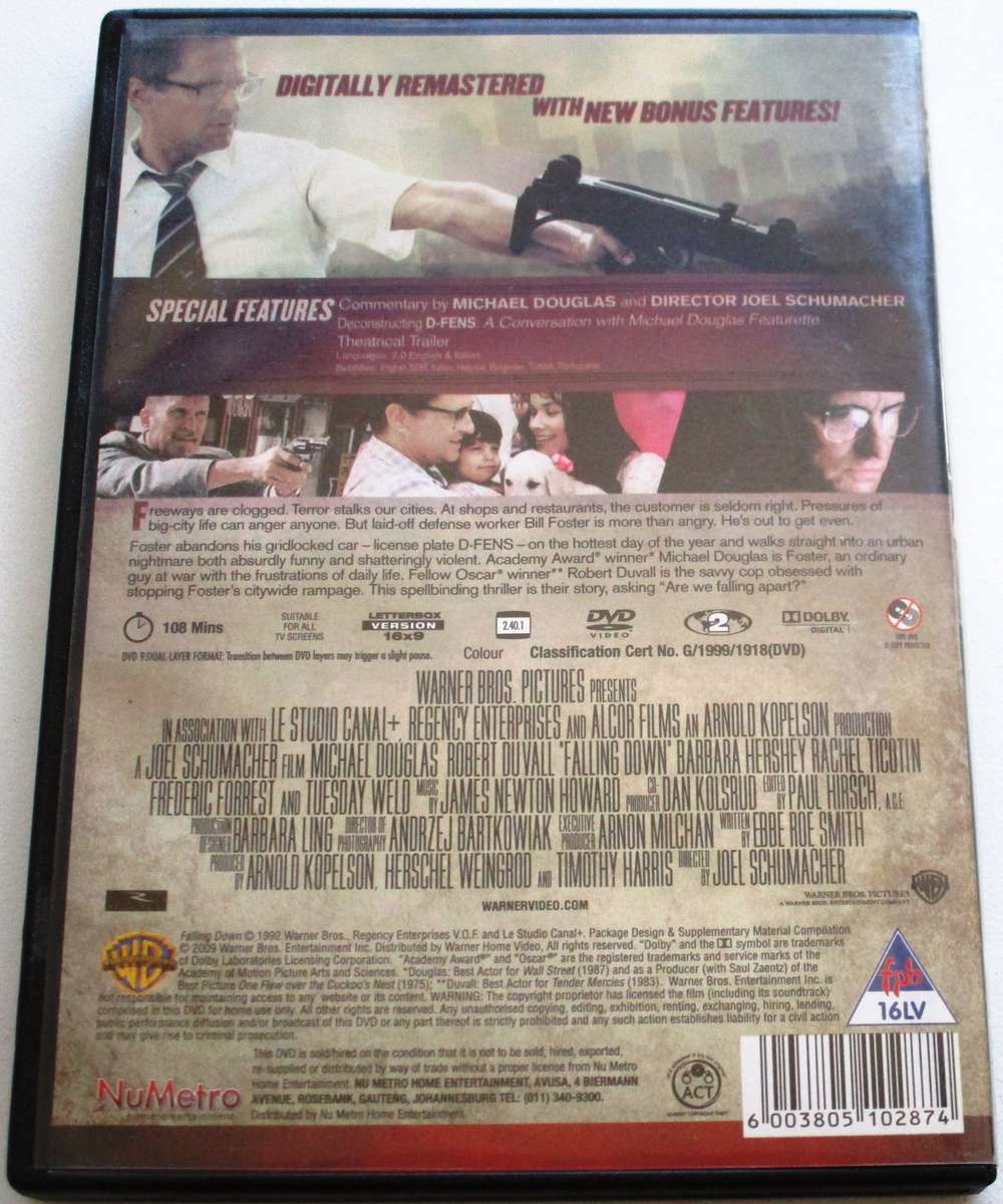 FALLING DOWN Michael Douglas Deluxe Edition DVD [BBOX 11]