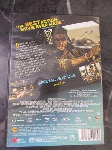 MAD MAX Fury Road DVD Tom Hardy  [DVD BBOX 1]
