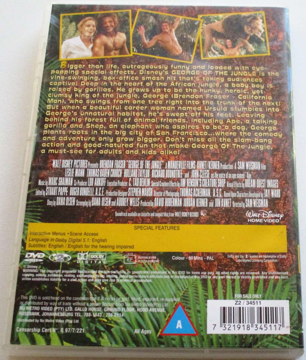 GEORGE OF THE JUNGLE DVD  [BBOX 1]