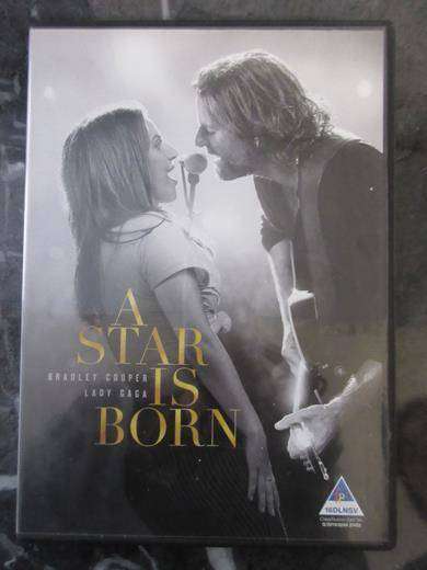 A STAR IS BORN DVD Bradley Cooper Lady Gaga [BBOX 6] Region 2
