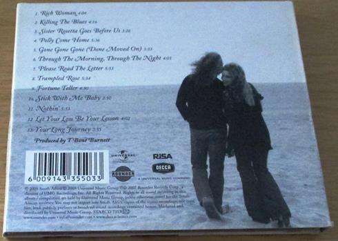 ROBERT PLANT + ALISON KRAUSS  Raising Sand Digipak CD [Shelf G Box 17]