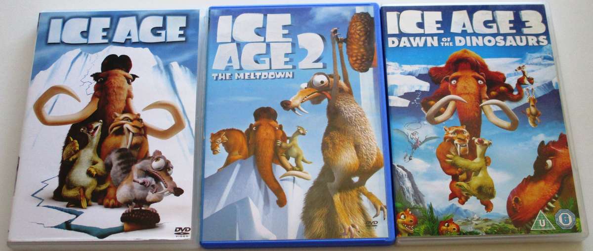 ICE AGE 1 + 2 + 3 DVD [BBOX 3]