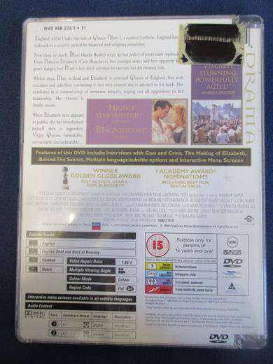 ELIZABETH DVD [BBOX 6] Region 2