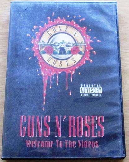 GUNS N ROSES Welcome to the Videos DVD