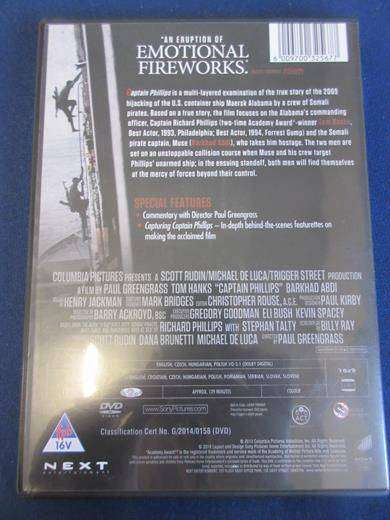 CAPTAIN PHILLIPS Tom Hanks [BBOX 10] Region 2