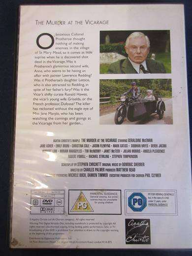 AGATHA CHRISTIE Murder at the Vicarage DVD [BBOX11]