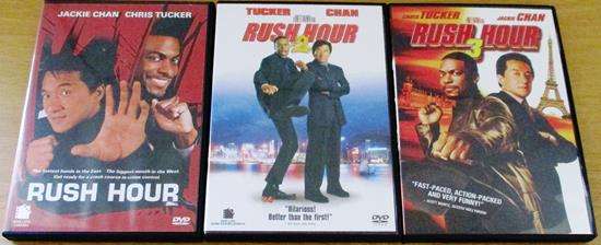 RUSH HOUR 1 - 3  3xDVD Jackie Chan Chris Tucker [BBOX 10]