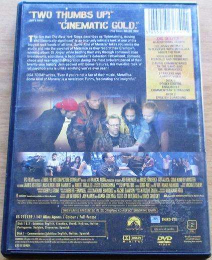 METALLICA Some Kind of Monster 2xDVD