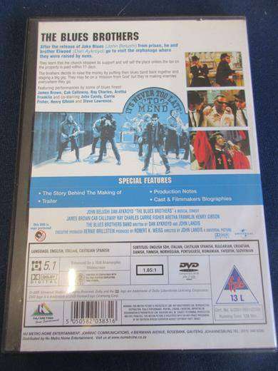 THE BLUES BROTHERS 25th Anniversary Edition DVD [BBOX 10] Region 2