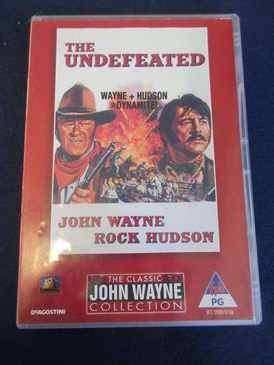 THE UNDEFEATED DVD John Wayne Rock Hudson [BBOX 10] Region 2