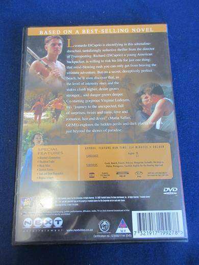THE BEACH DVD Leonardo Dicaprio [BBOX 10] Region 2