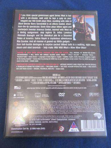 WILD WILD WEST DVD Will Smith [BBOX 9] Region 2