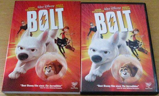 Disney BOLT DVD John Travolta [BBOX 2]