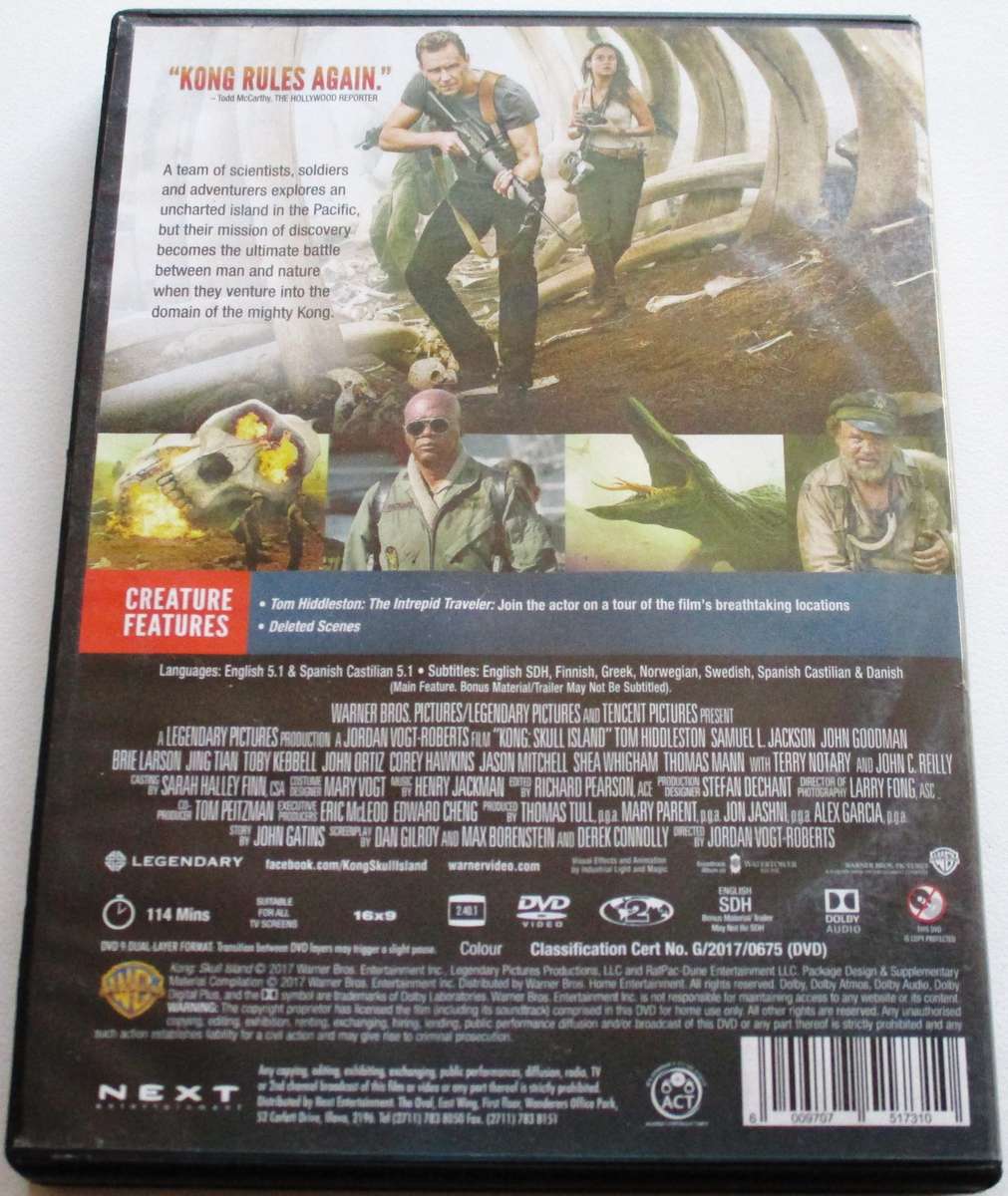 KONG  Skull Island DVD  [BBOX 15]
