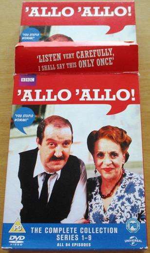 'ALLO 'ALLO Complete Collection Series 1-9   14xDVD [BOX SET SHELF]