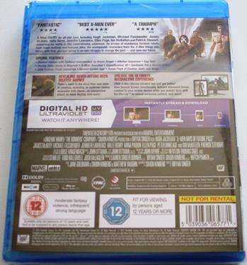 THE X-MEN Days of Future Past BLU RAY
