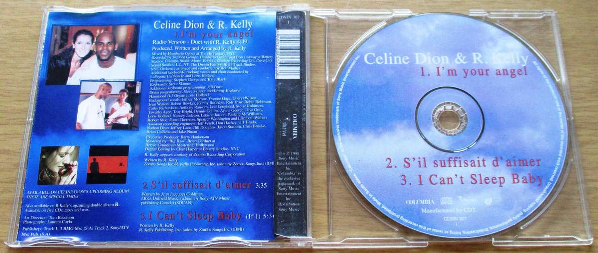 CELINE DION R KELLY I'm Your Angel CD Maxi Single South African release [CD Single Shelf]