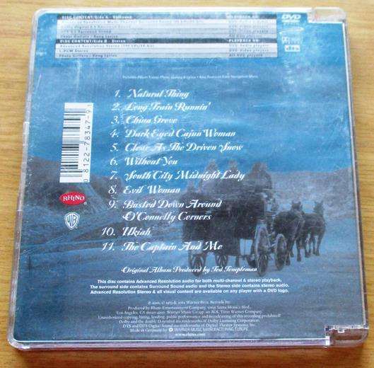 THE DOOBIE BROTHERS The Captain and Me DVD Audio [Blu Ray shelf]