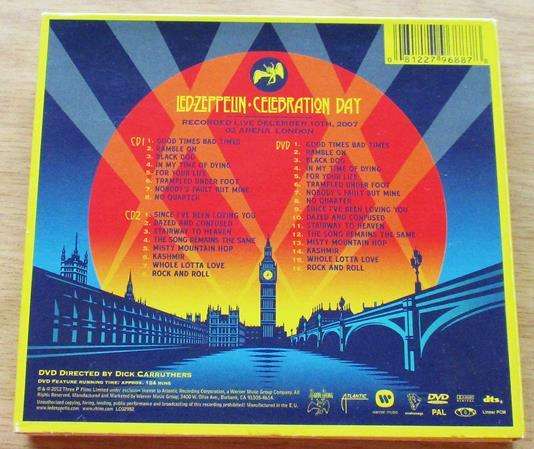 LED ZEPPELIN Celebration Day 2xCD + DVD [Gx6]