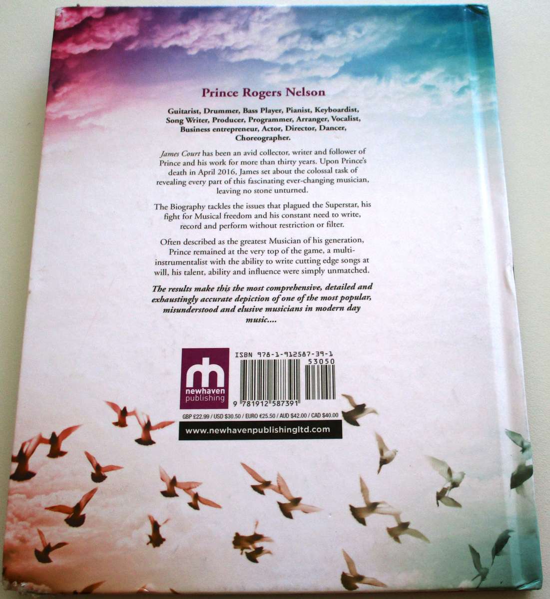 PRINCE The Life, The Genius, The Legend Hardcover BOOK