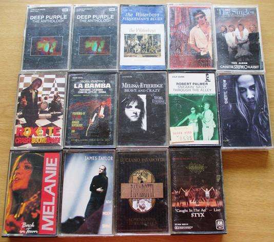 WHOLESALE LOT 14xCassette Tapes [Classical Box 1] Roxette BRUCE SPRINGSTEEN Waterboys DEEP PURPLE