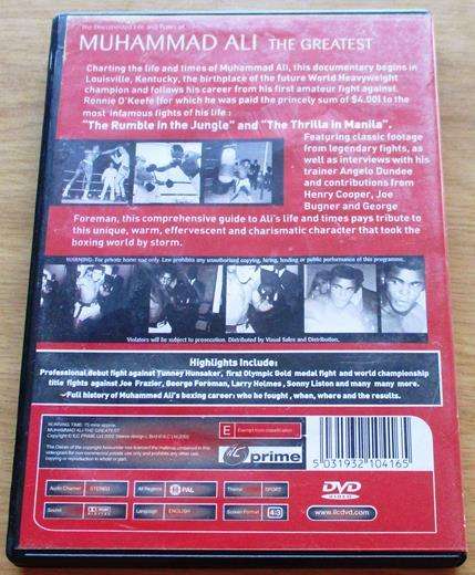 MUHAMMAD ALI The Greatest DVD [BOX SET SHELF]