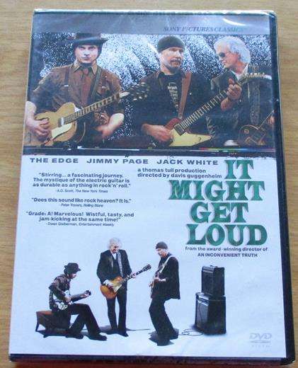 IT MIGHT GET LOUD DVD The edge Jimmy Page Jack White