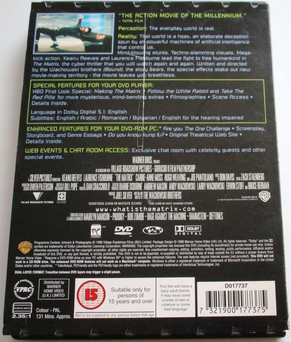 THE MATRIX DVD [BBOX 4]