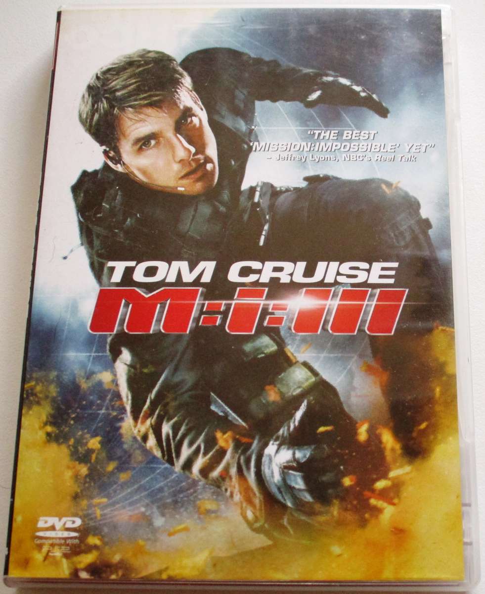 MISSION: IMPOSSIBLE III Tom Cruise DVD [BBOX 4]