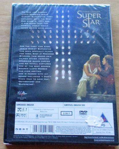 JESUS CHRIST SUPER STAR DVD [BBOX 9]