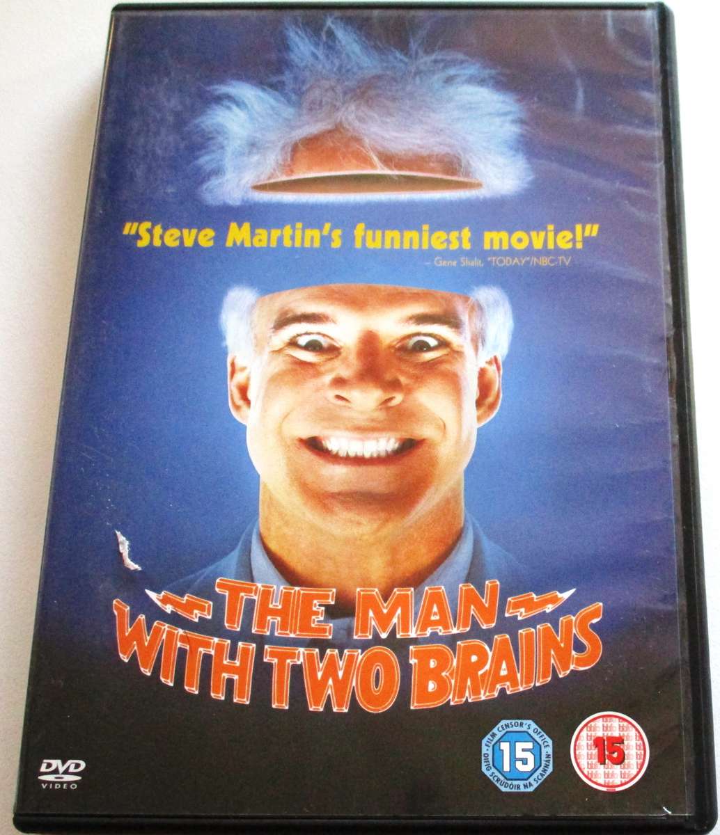 THE MAN WITH TWO BRAINS Steve Martin DVD [BBOX 3]